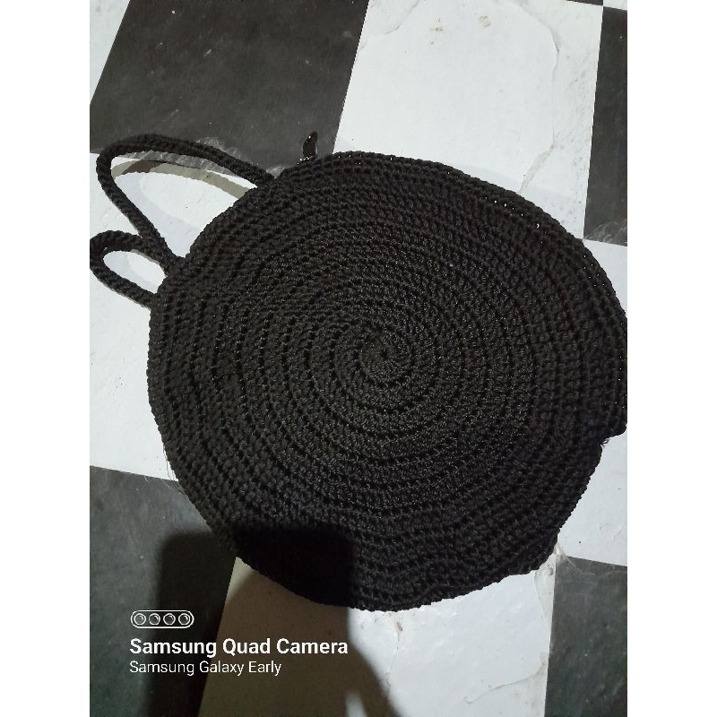 tas rajut bulat