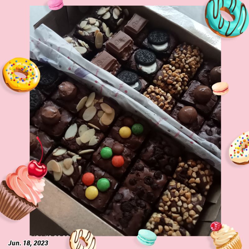 

Brownies panggang sekat 18