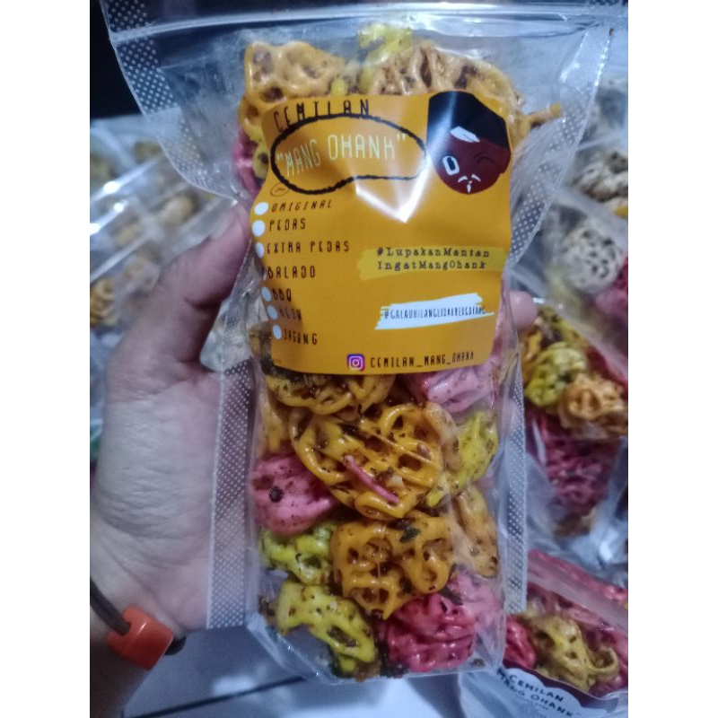 

kerupuk seblak bunga warna warni 250gr || kerupuk viral || kerupuk Rafael || kerupuk bunga