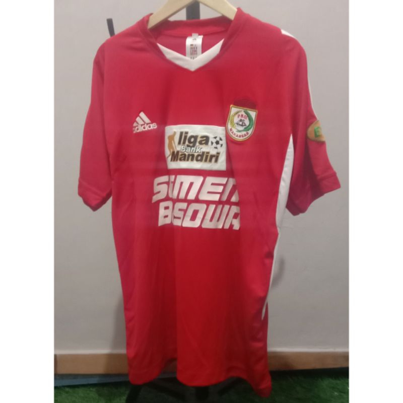 JERSEY PSM MAKASSAR HOME 2004 NAMESET (C.GONZALEZ) #10 SIZE XL