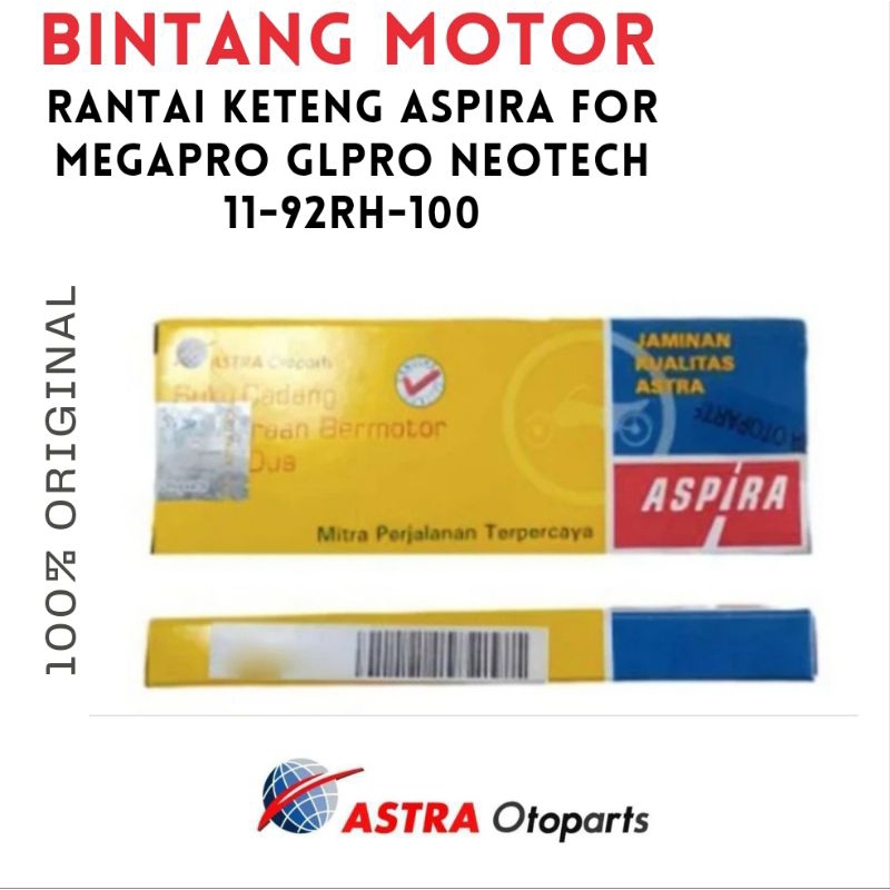 Rantai Keteng Megapro GLPro Neotech GL Max Neotech Aspira 11-92RH-100