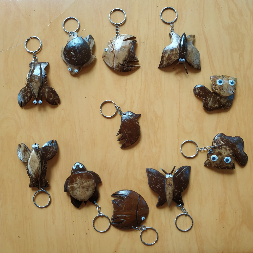 Gantungan Kunci Ganci Key Chain unik antik klasik otentik aestetik aesthetic kerajinan tangan terbua