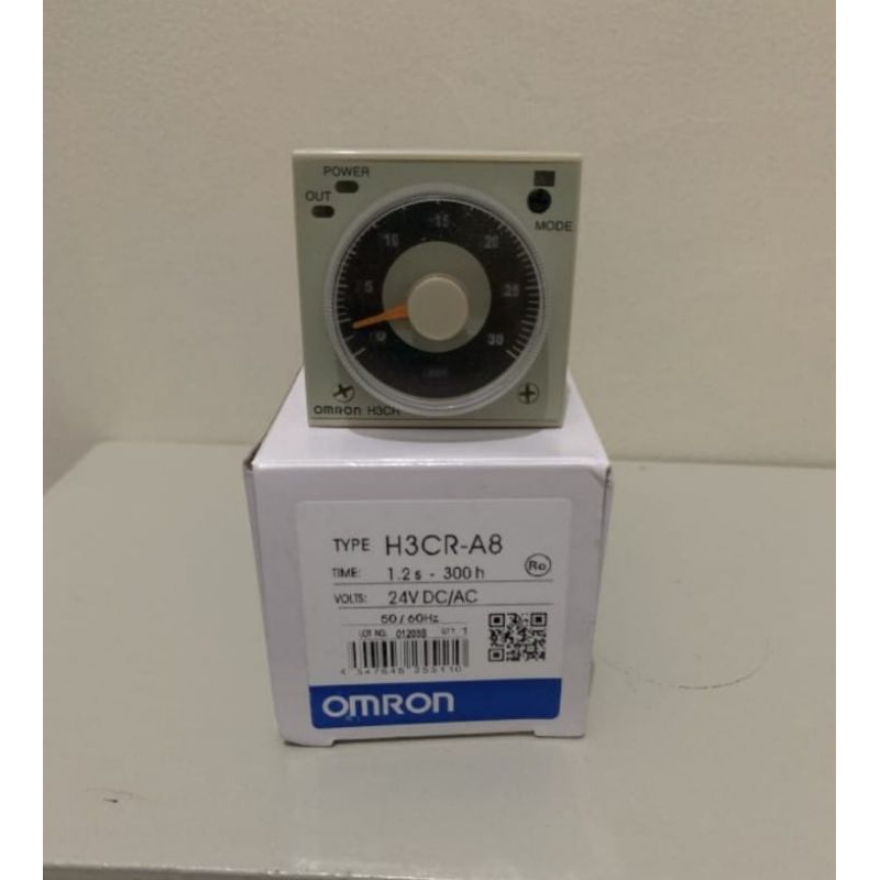 TIMER OMRON H3CR-A8 H3CR A8 timer OMRON H3CR - A8 24vdc  H3CRA8 24V DC + Soket