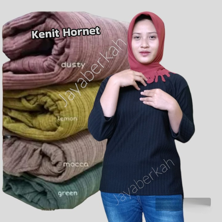 OVERSIZE TUNIK KENIT HORNET LENGAN 7/8