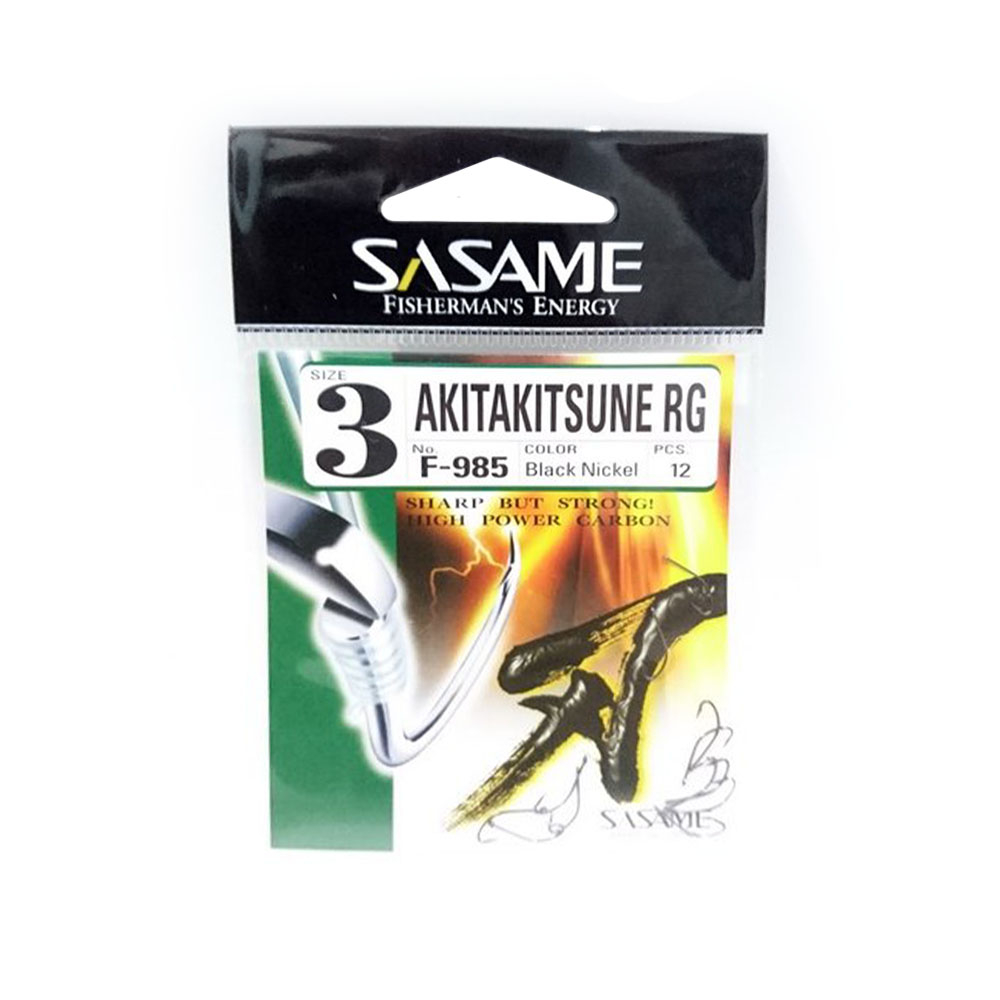 SASAME Akitakitsune Ring F-985 Hook Tajam Kail Made in Japan Pancing