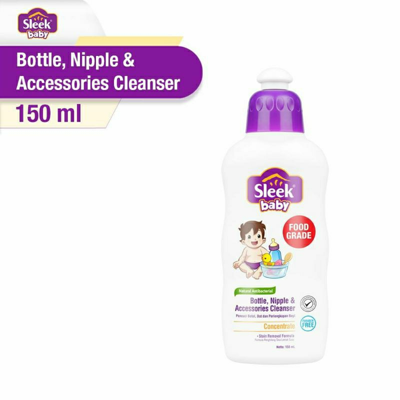 Sleek Baby Bottle Nipple &amp; Accessories Cleanser 150ml