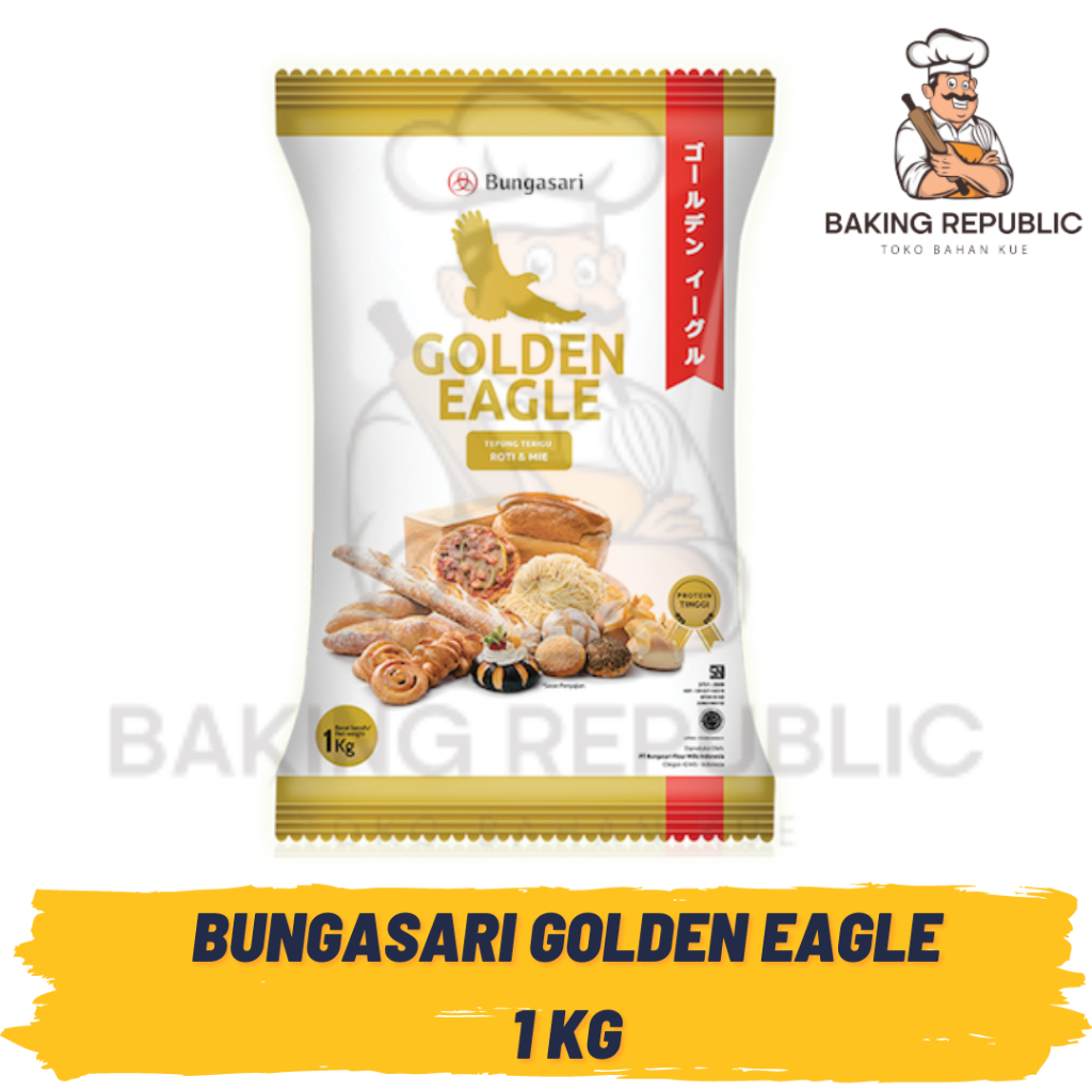 

BUNGASARI GOLDEN EAGLE | 1 KG | TEPUNG GOLDEN EAGLE