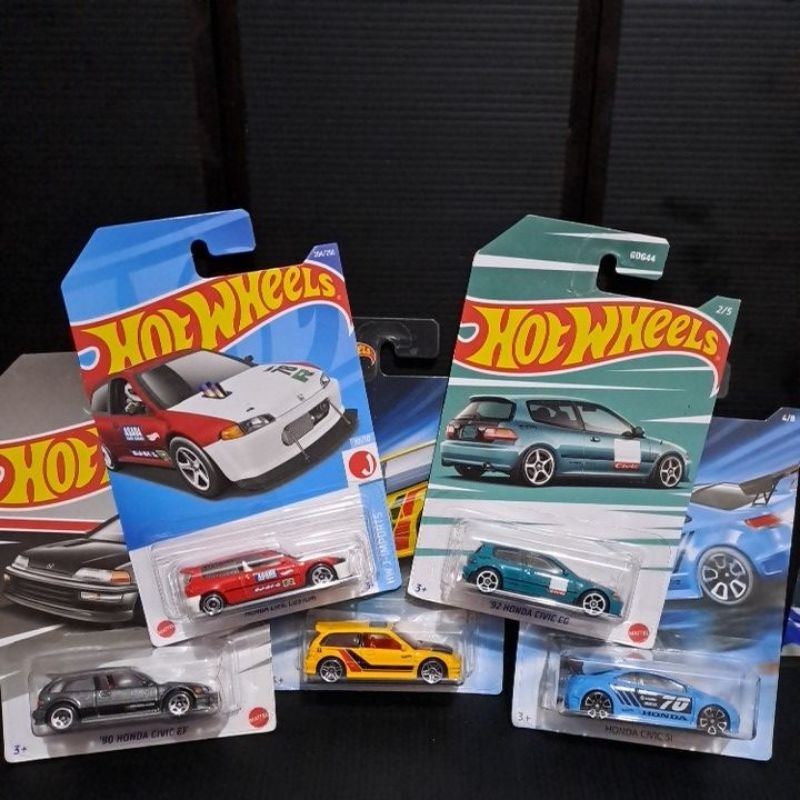 hotwheels hoda civic ef,eg,si,custom
