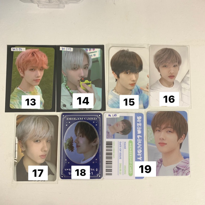 Photocard Nct Jisung - official