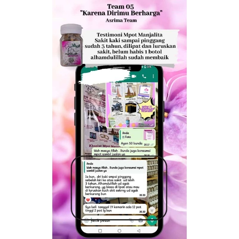 MPOT PUTIH AYAM MANJALITA HERBAL SEJUTA MANFAAT