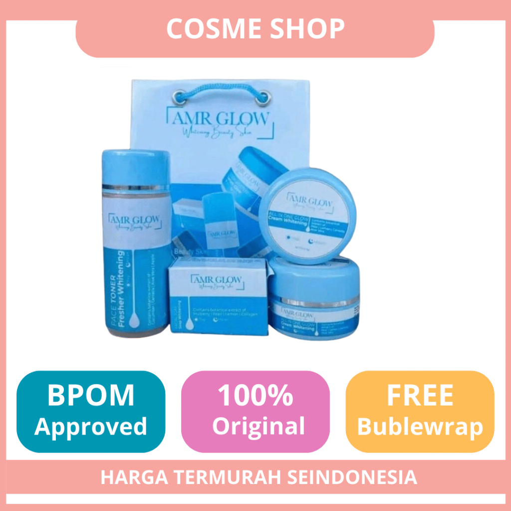 AMR Glow/Amr Glow Skincare/Paket Skincare/Skincare
