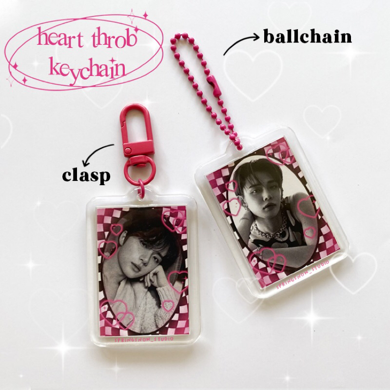 [READY] TUBATU Heart Throb Acrylic Keychain / Gantungan Kunci Akrilik KPOP Keyring