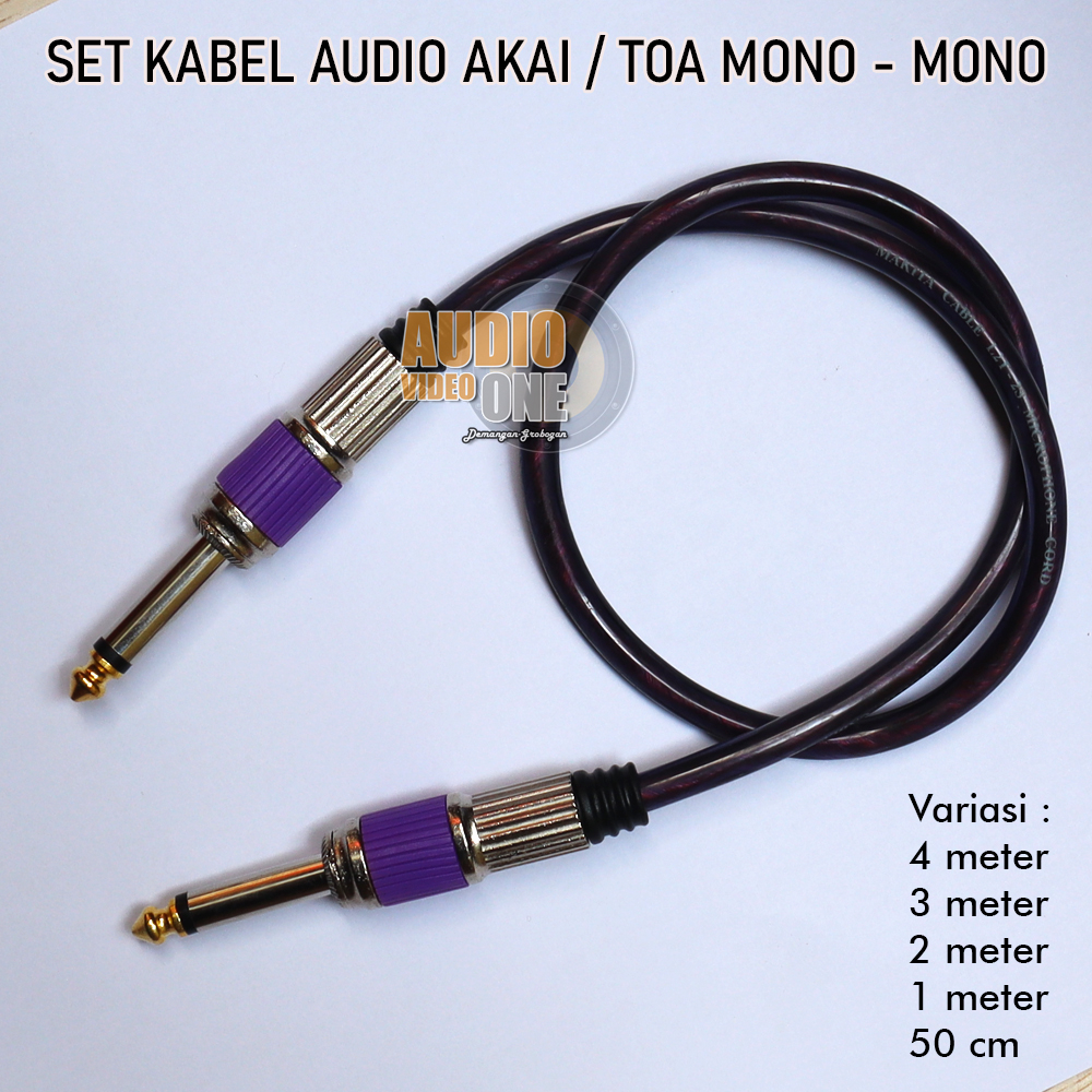 Kabel Aksesoris Audio Toa Mono Mixer Efek Vokal Equalizer Crossover Kabel Makita Set Jack Akai Kabel Audio Link