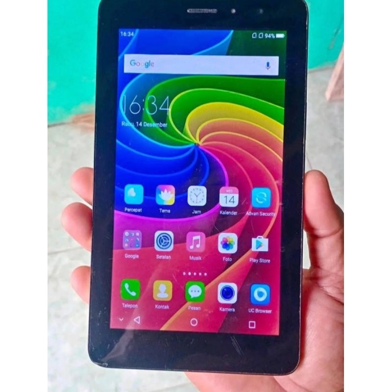 Tablet Advan kartu dual SIM normal murah siap pakai multimedia Android