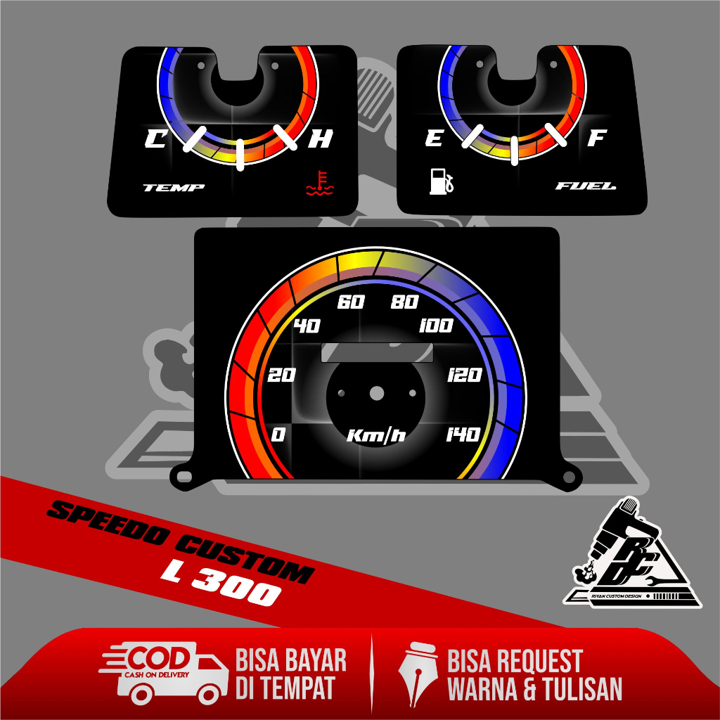 papan speedometer custom L300 panel spido meter custom L300