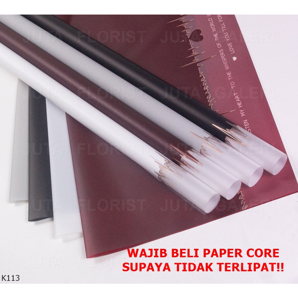 

Kertas kado / kertas buket /Cellophane Motif Love K113 (isi 5 LEMBAR)