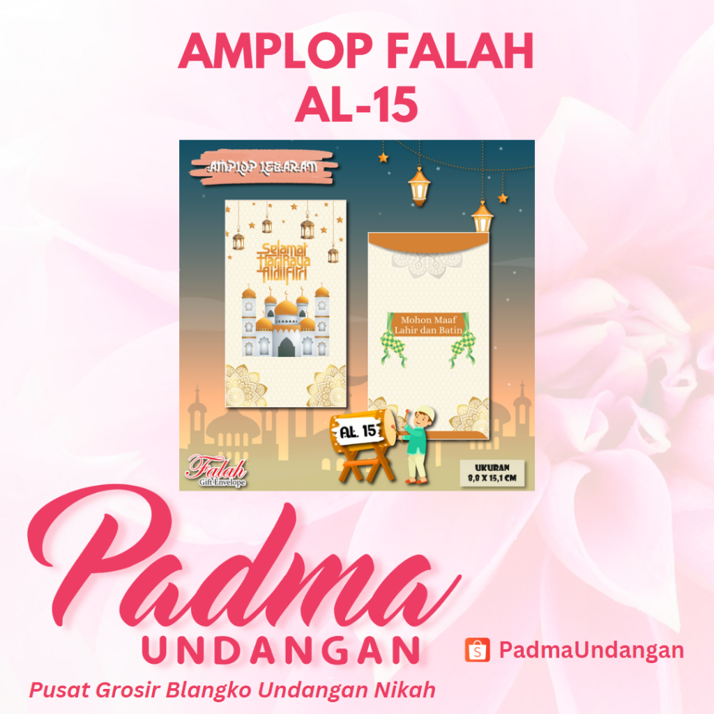 

Amplop Falah AL-15 | PadmaUndangan