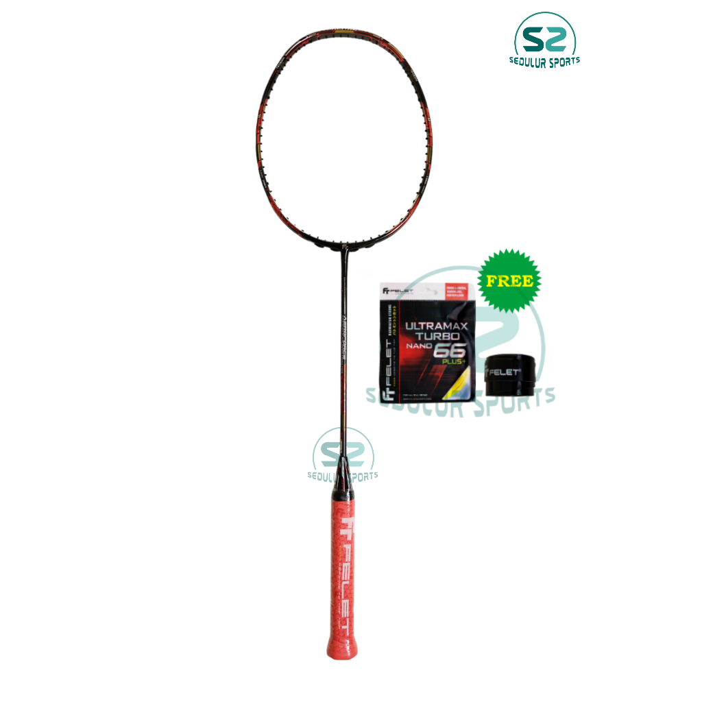 Raket Badminton Felet Aeroforce Aero Force 45Lbs ORIGINAL