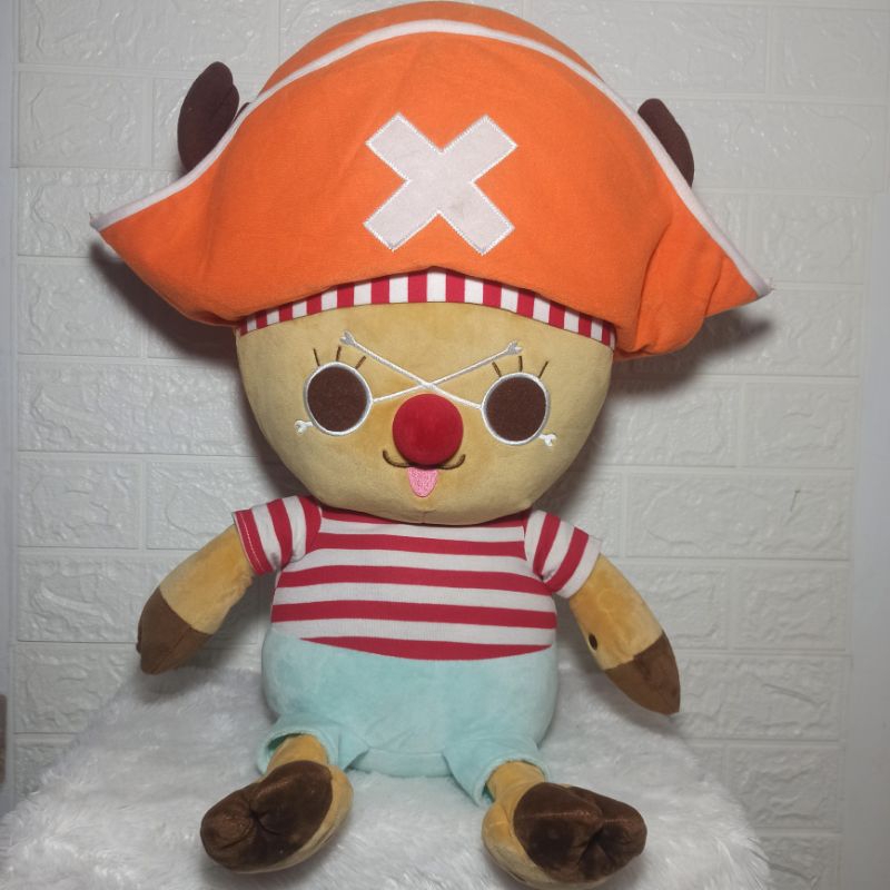boneka chopper bajak laut jumbo plush doll one piece rare