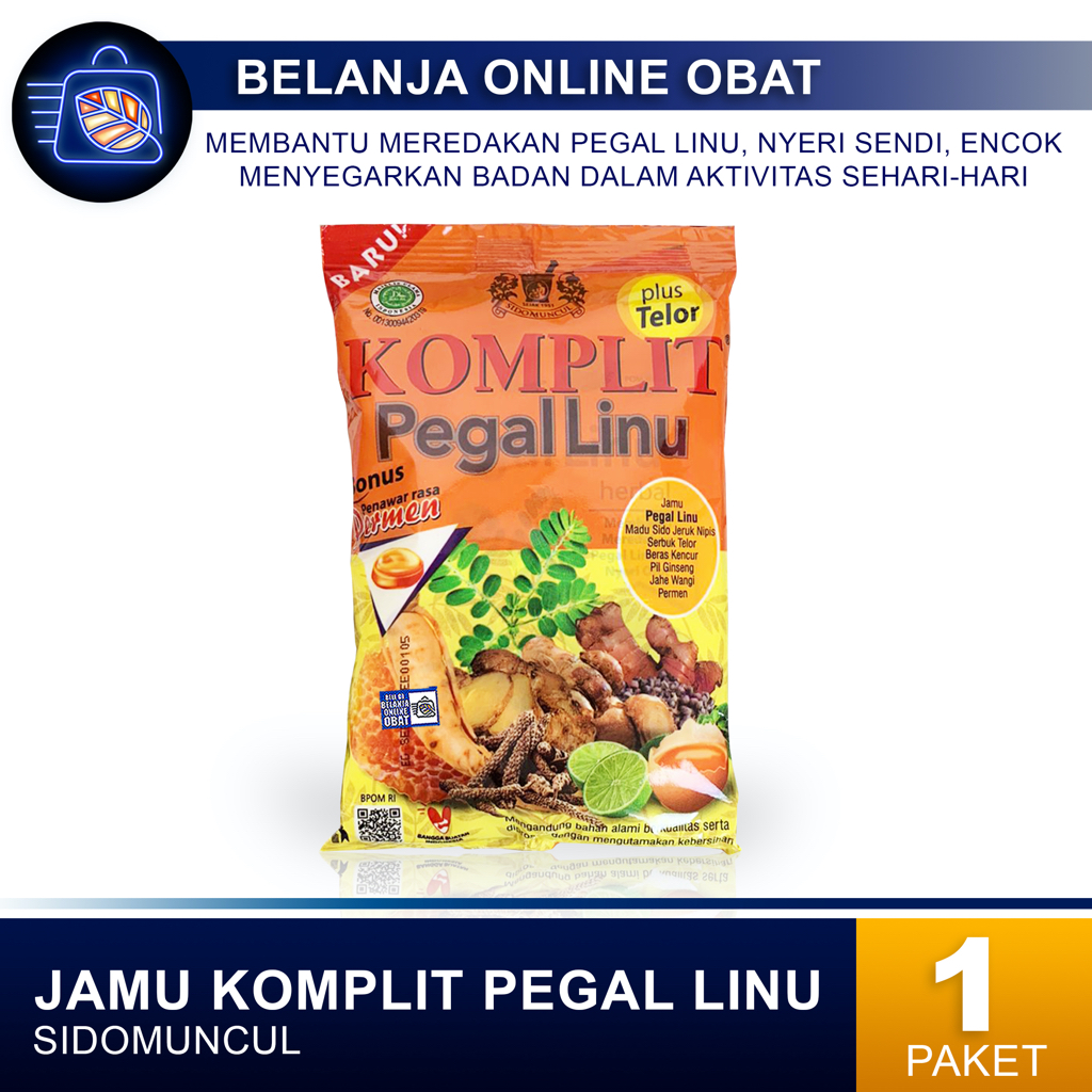

SIDOMUNCUL JAMU KOMPLIT PEGAL LINU PLUS TELOR