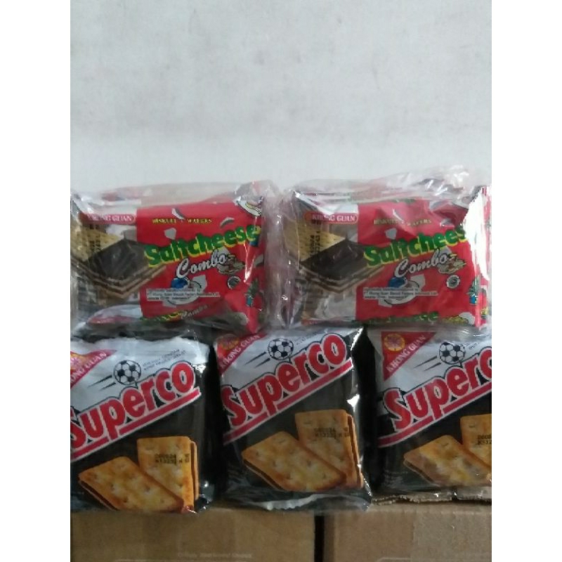 

Khong guan renteng superco 24gr x 10 pcs / Saltcheese 17gr x 10 pcs