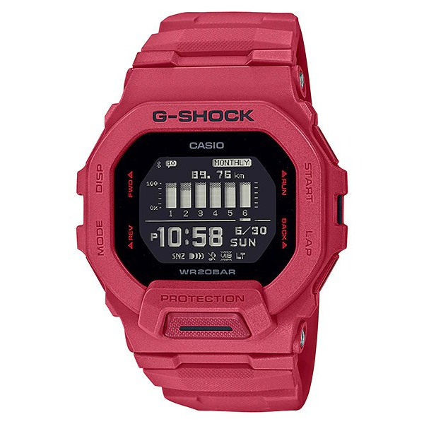 Casio G-Shock GBD-200RD-4DR Jam Tangan Pria Red Original