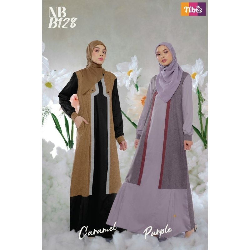 BAJU NIBRAS ORI NB B128 # GAMIS IBU NIBRAS NB B128 #  NIBRAS.ORI NB B128