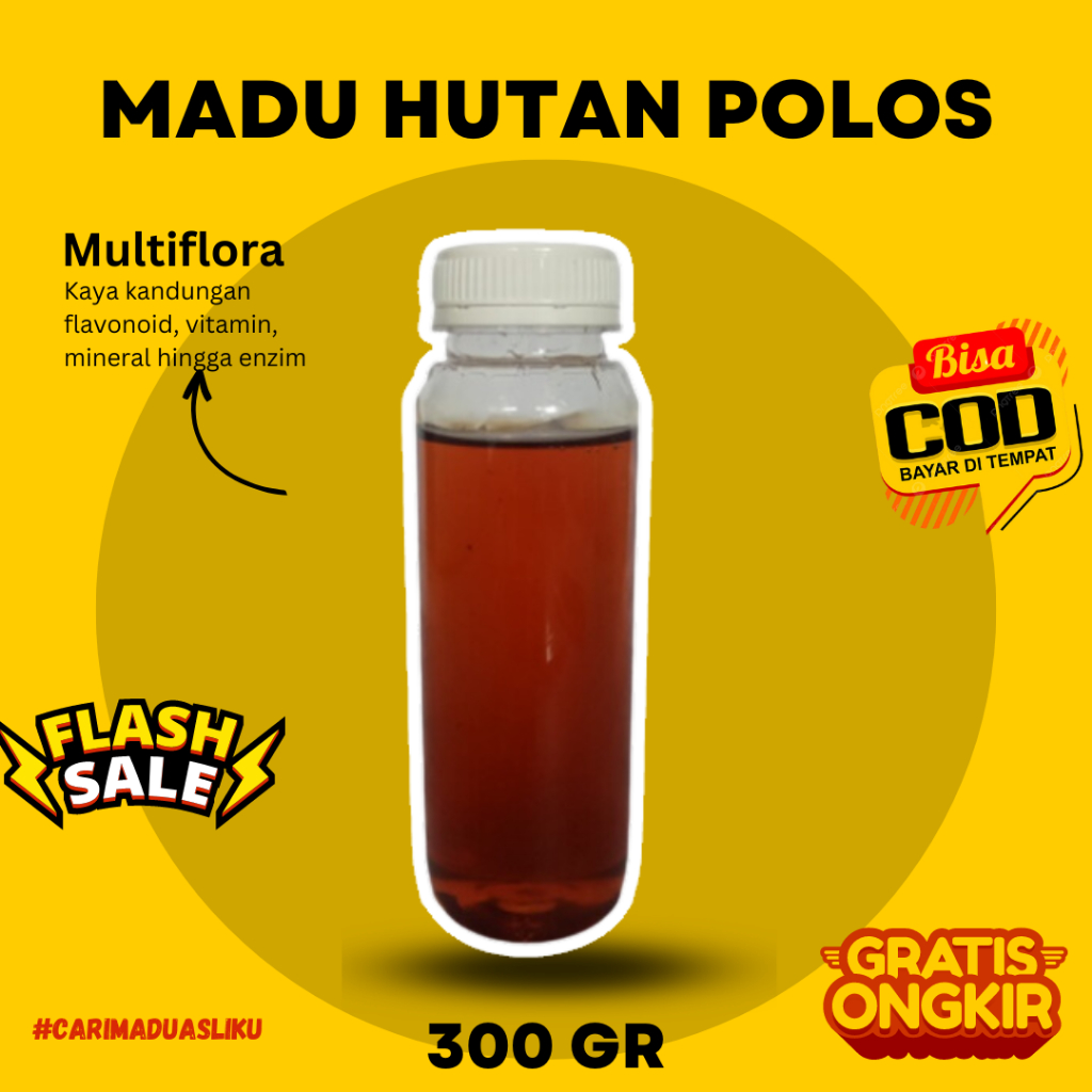 

MADU ASLI MADU MURNI MADU HUTAN ASLI ISI 100 GRAM POLOSAN