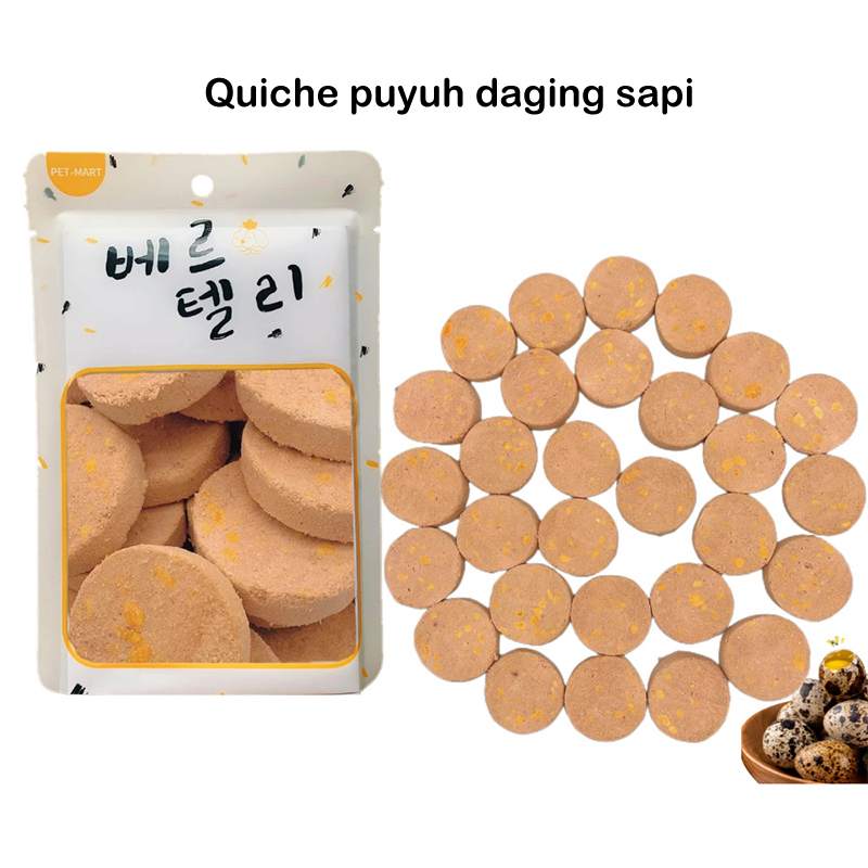 Snack Kucing Makanan Anjing 30gr Kucing Beku-kering Salmon Ayam Minyak ikan Keju Susu Kambing Rumput Kucing