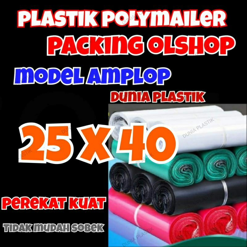 

Plastik packing 25 x 40 cm