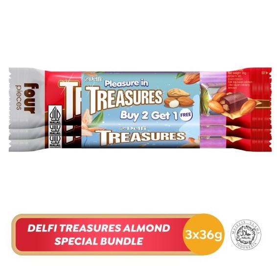 

Delfi Treasure Four Pieces 36g Bundling Buy 2 Get 1