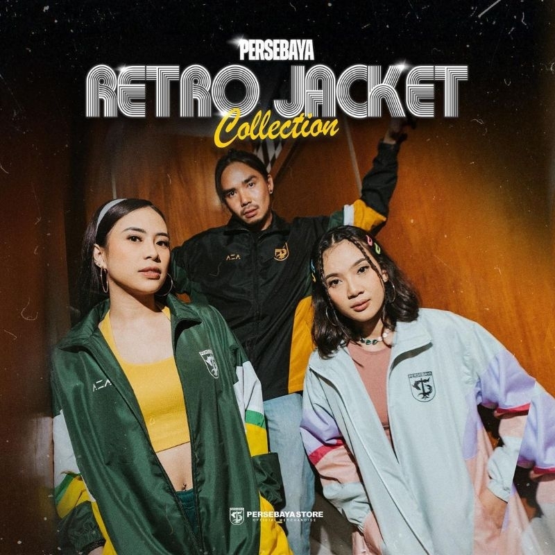 Jaket Persebaya Green Force Retro