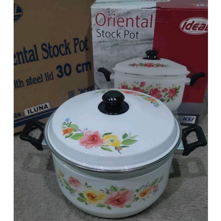 PANCI BESAR ENAMEL  STOCKPOT 30CM