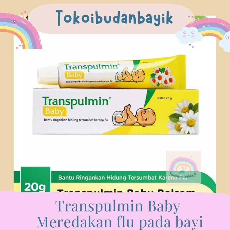 Transpulmin baby isi 20g Balsam untuk bayi flu