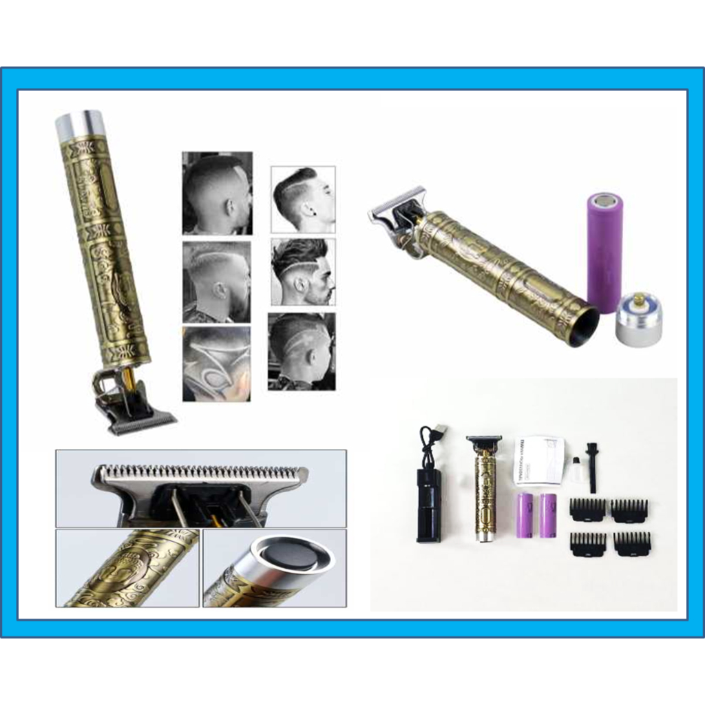 Alat Cukur/Alat Cukur Jenggot/Mesin Cukur Rambut Listrik/USB Rechargeable Razor/naga T9 Vintage Alat