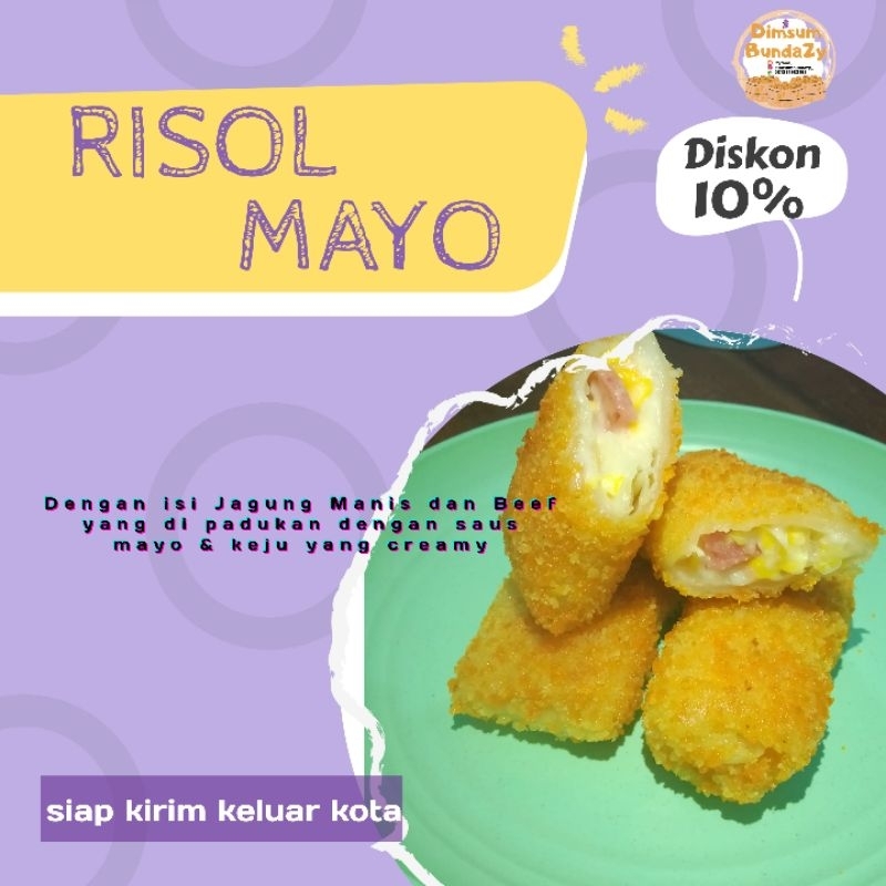 

Risol Mayo JUMBO Frozen Kemasan VAKUM Higenis