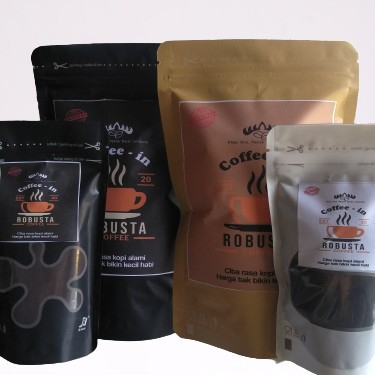 

KOPI LAMPUNG ASLI 50 gram | ROBUSTA LAMPUNG | KOPI BUBUK | BY COFFEE-IN 100 % ORIGINAL