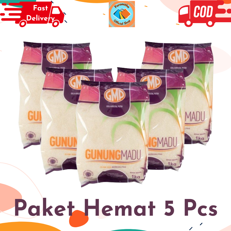 

Paket Hemat Abis Gula Pasir GMP Ukuran 1 Kg Dapat 5 Pcs