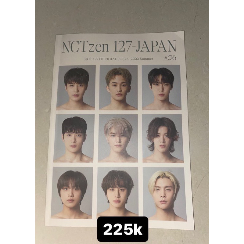 NCT 127 MAGAZINE BOOK VOL 6 JAPAN MAJALAH NCT 127