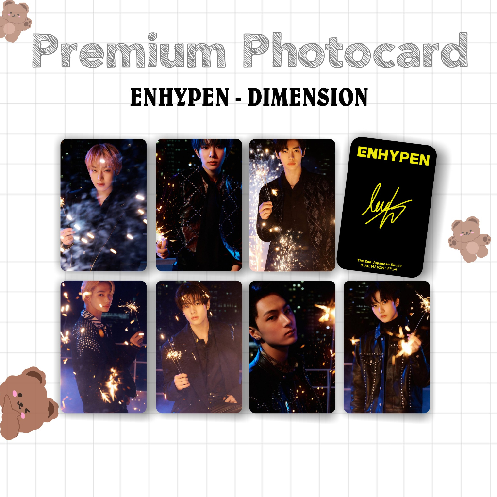 PHOTOCARD PC PREMIUM ENHYPEN 1 SET 7member