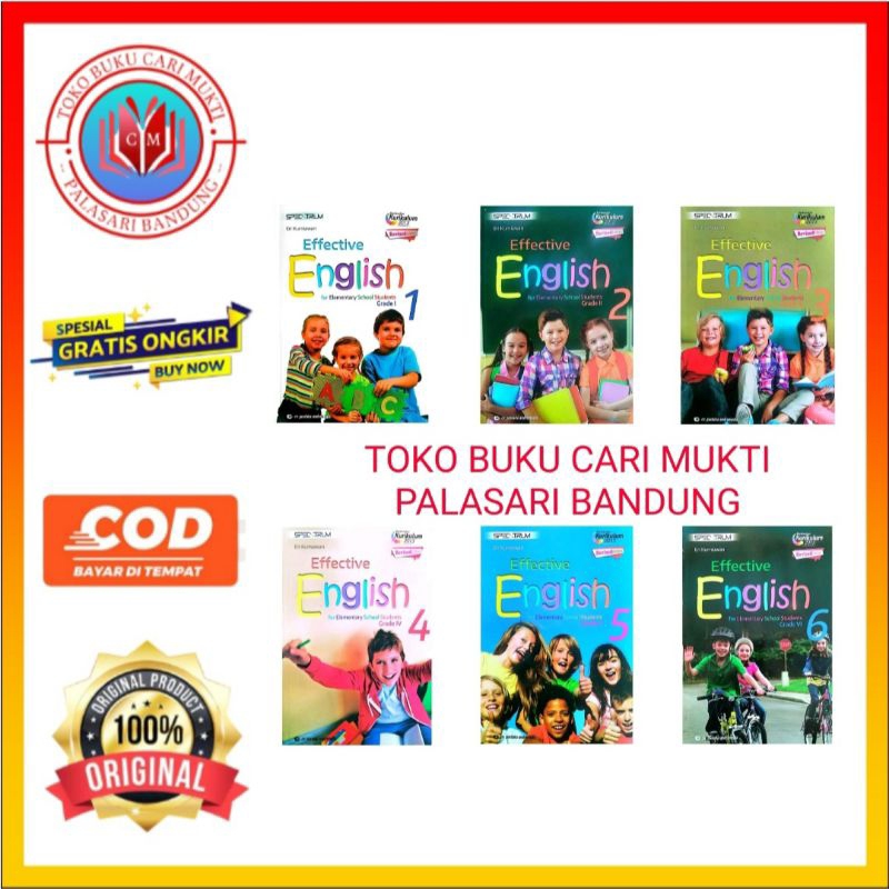 Buku Effective English For Elementary School Students Grade 1.2.3.4.5.6. Berdasarkan Kurikulum 2013 