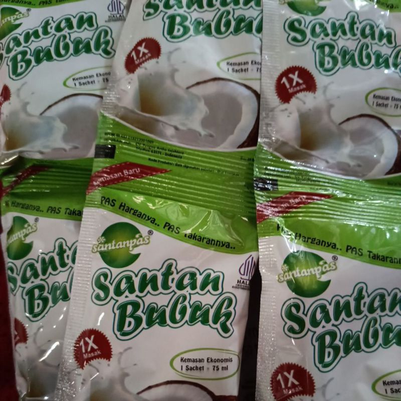 

Santan bubuk Santan pas renteng