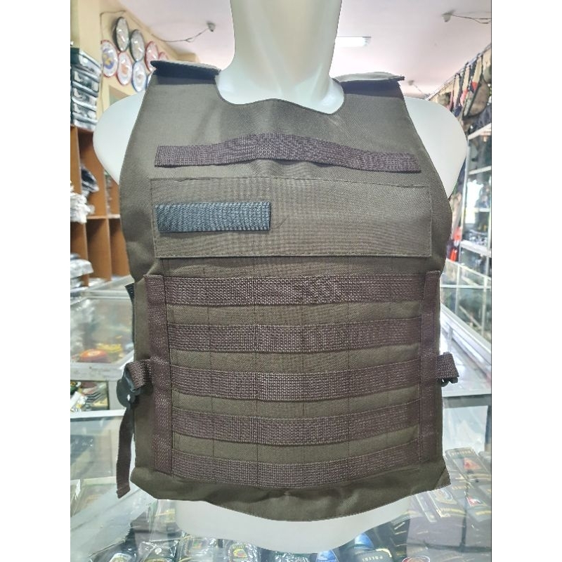 Rompi motor | Rompi angin | Rompi Polos Coklat Tua | Rompi tactical | Rompi Army | Rompi angin Army