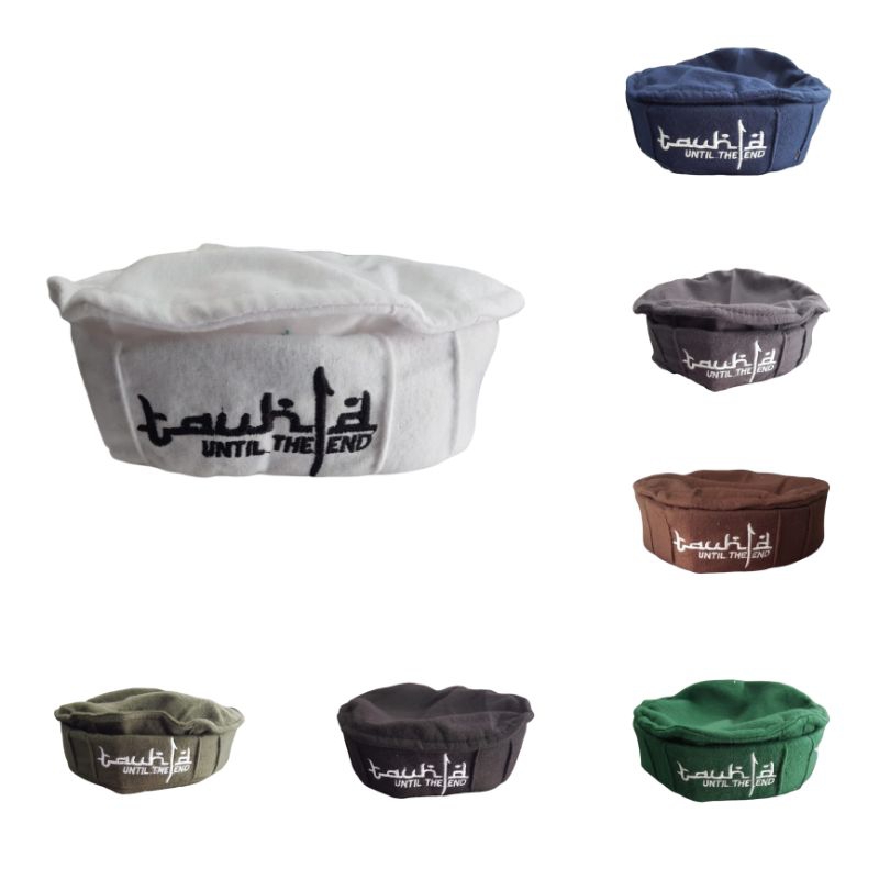 Peci Kopiah Tali Ban Pakol Logo Tauhid NZ Premium Dewasa Grosir