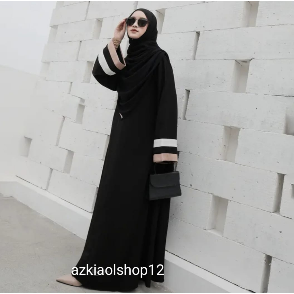 ABAYA SINTYA  ABAYA BASIC POLOS ABAYA ARAB