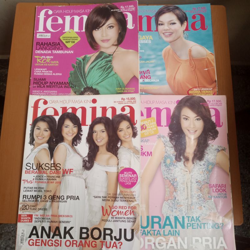 MAJALAH FEMINA EDISI 2008