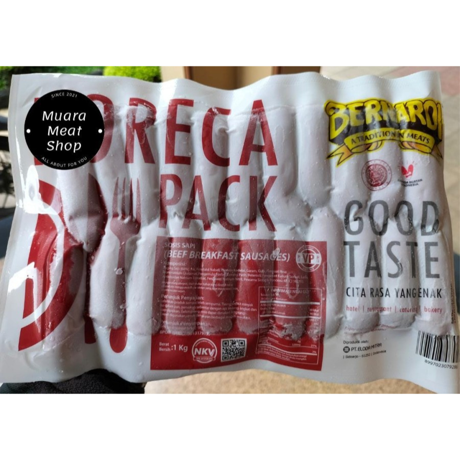 

Promo Bernardy Sausage / Sosis Sapi 1 Kg Termurah & Halal