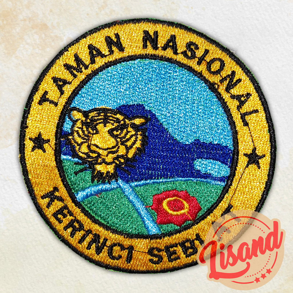 Patch Emblem Bordir Gunung Kerinci