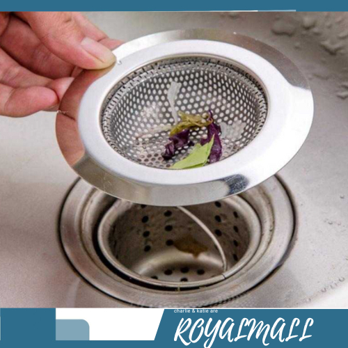 Penutup Penyumbat Lubang Wastafel Stainless Steel / Alat Penutup Tutup Penyumbat Sumbat Penyaring Sa