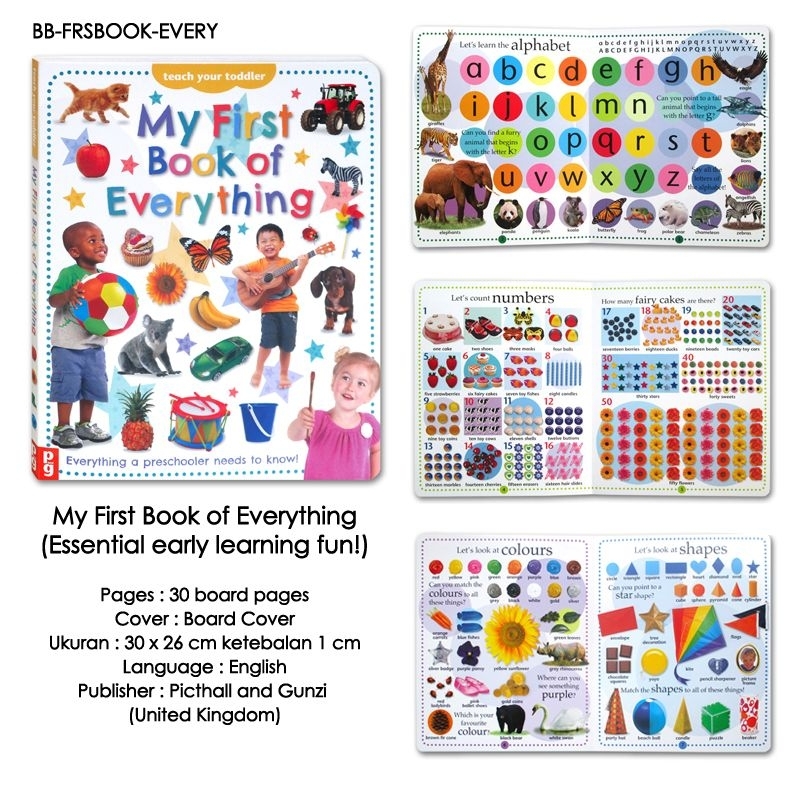 MY FIRST BOOK OF EVERYTHING (ESSENTIAL EARLY LEARNING FUN)